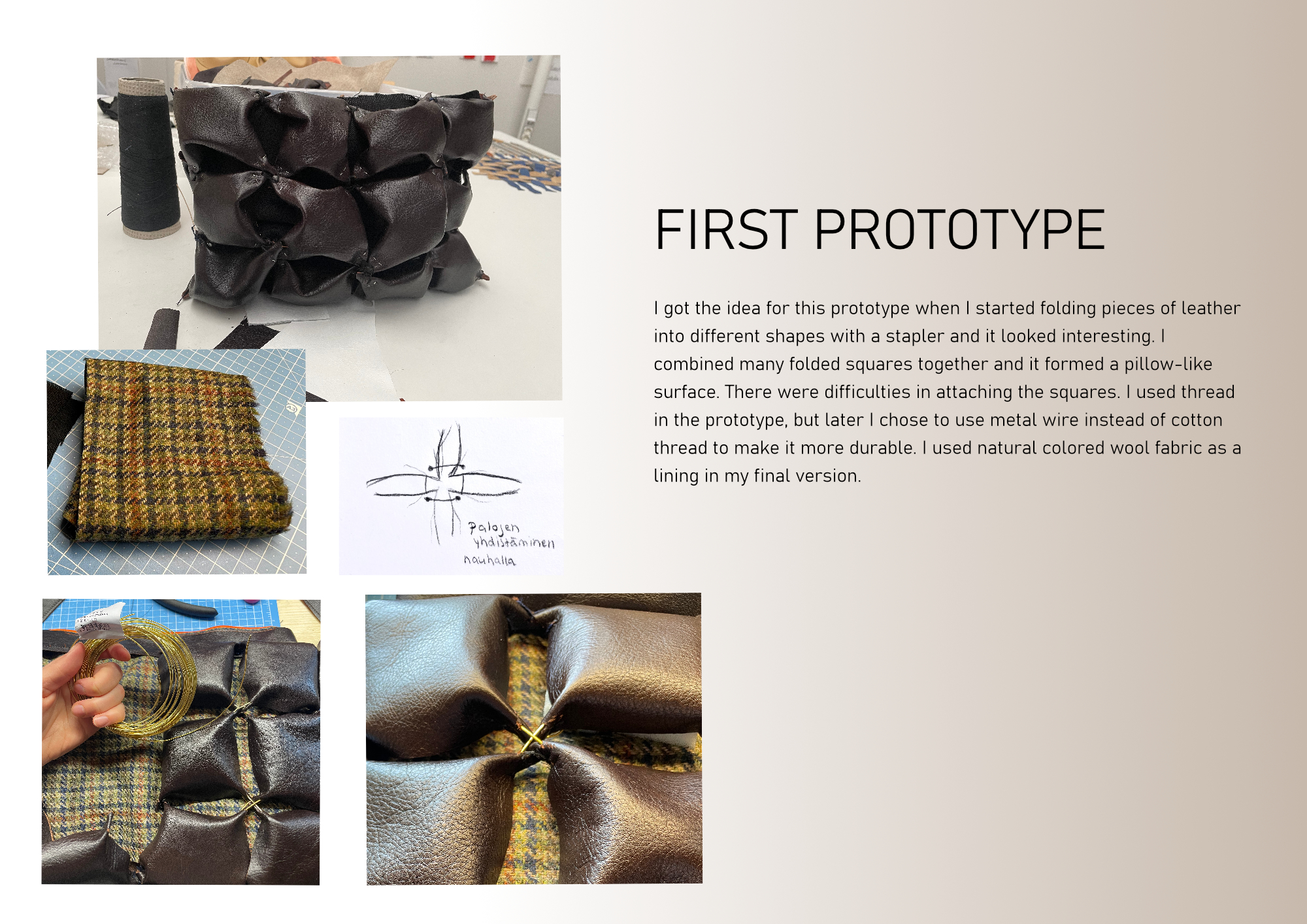 Entry: PALASET- 3D patchwork consept – Real Leather Design Competitions